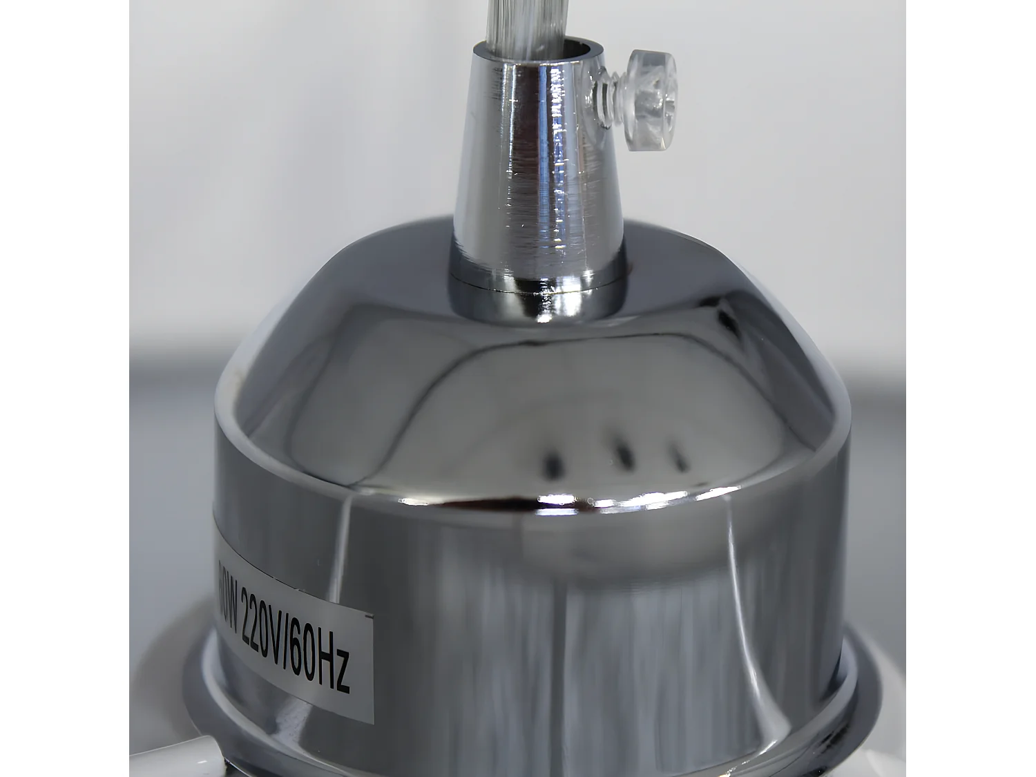 Suspension artisanale Medina avec bande dorée et abat-jour en lin blanc 1xE27 ø40cm