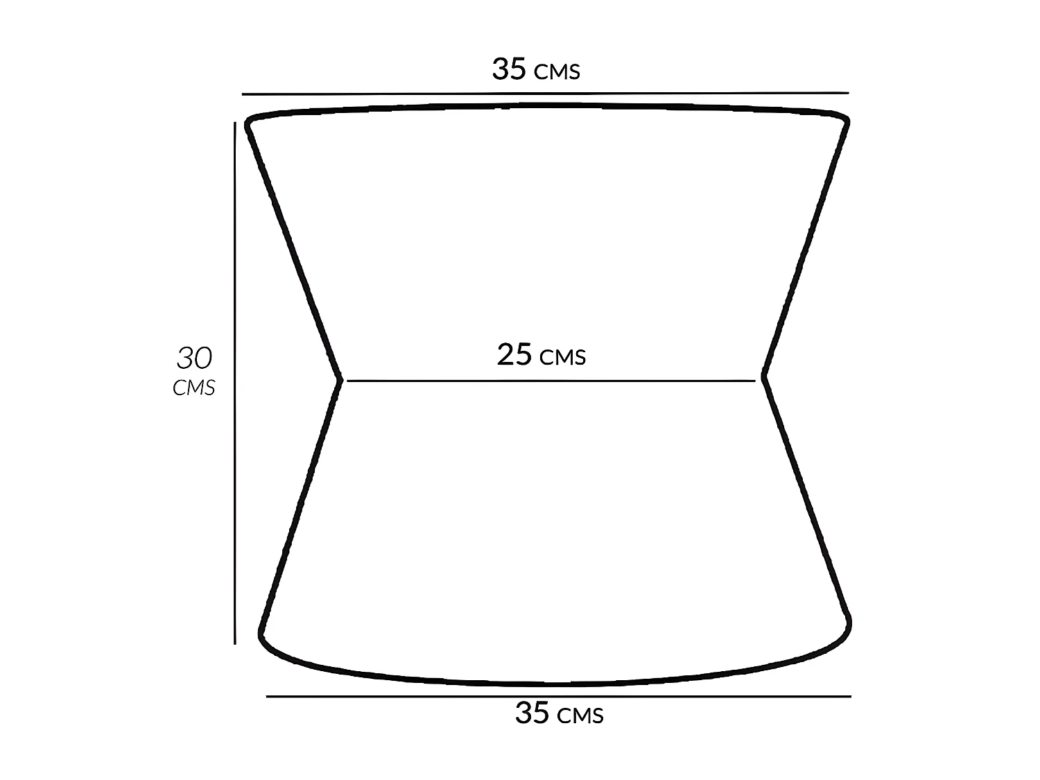 Sacolino hanglamp met witte bovenkant, linnen kap en zwarte lijnen, 1xE27 ø35cm