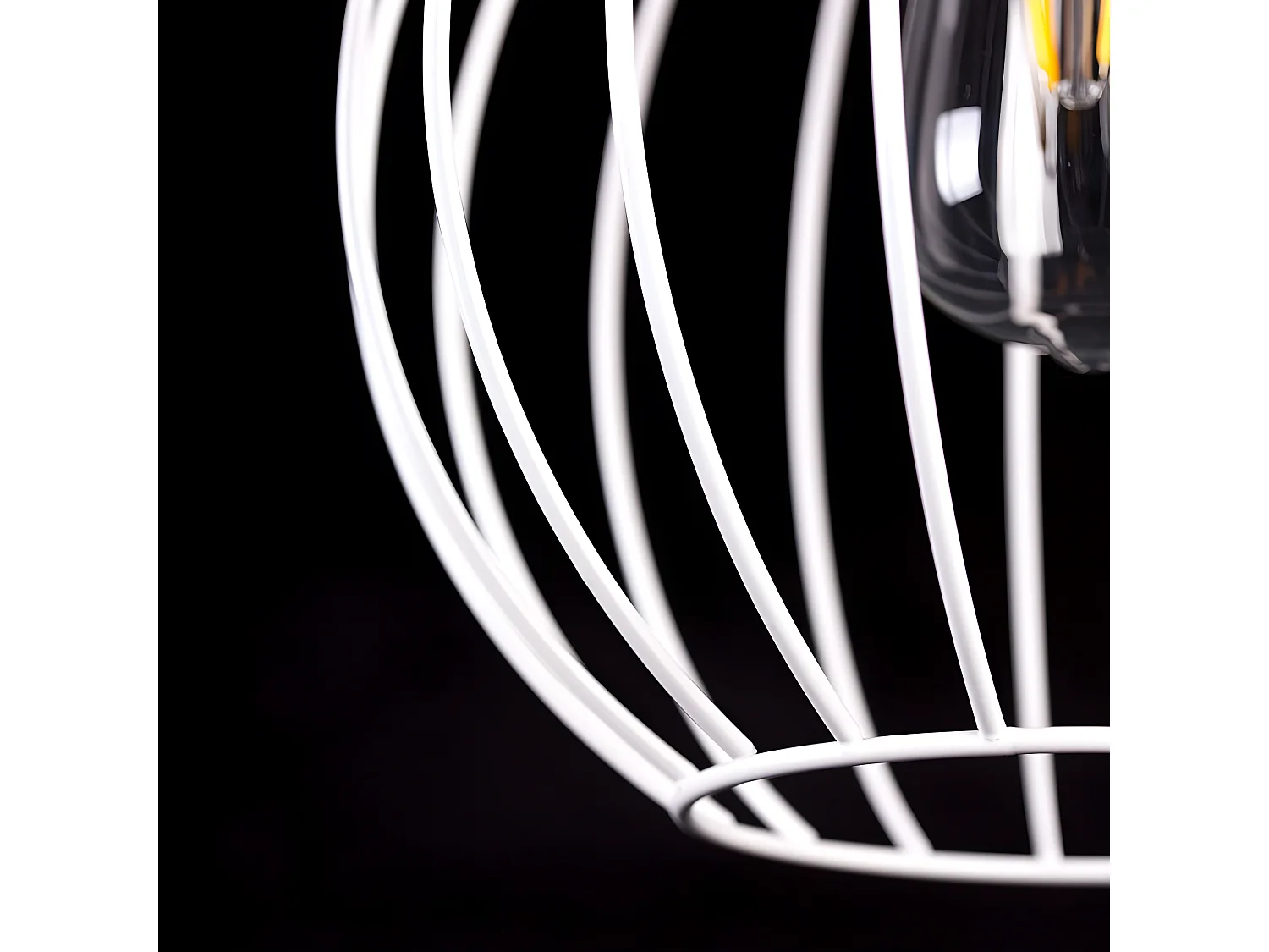 Suspension avec sphère métallique sur grille et pièce en bois 1xE27 ø22cm