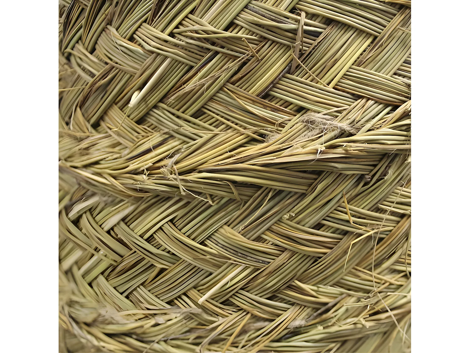 Handgemaakte Nida hanglamp met natuurlijke esparto kap 1xE27 ø31cm