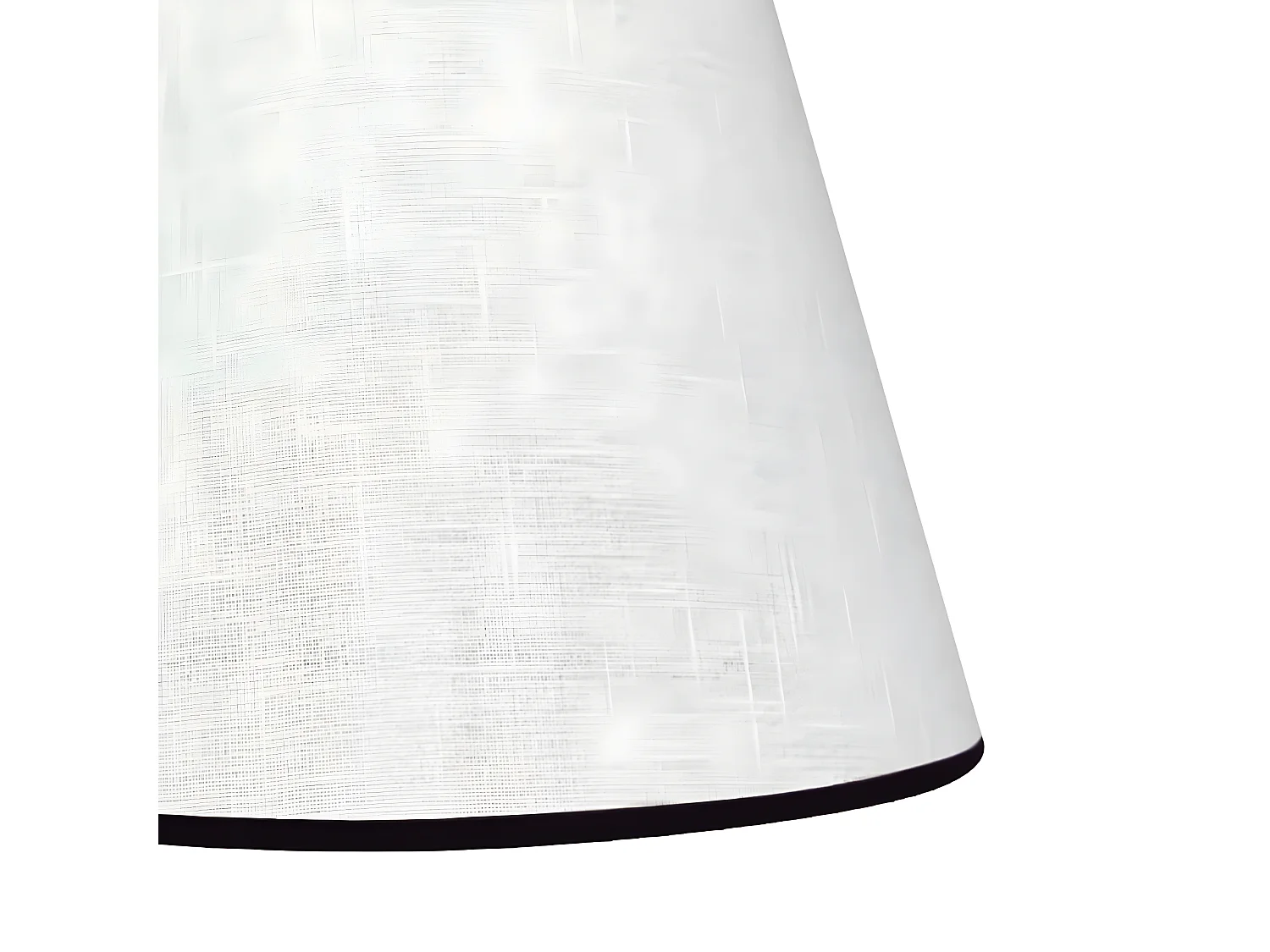 Suspension Virafia avec abat-jour en lin blanc et raphia 1xE27 ø30cm