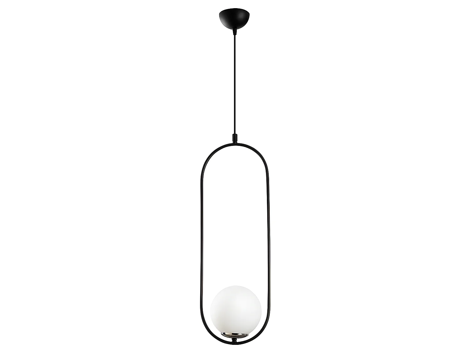 Suspension moderne Garet avec sphère en verre 1xE27