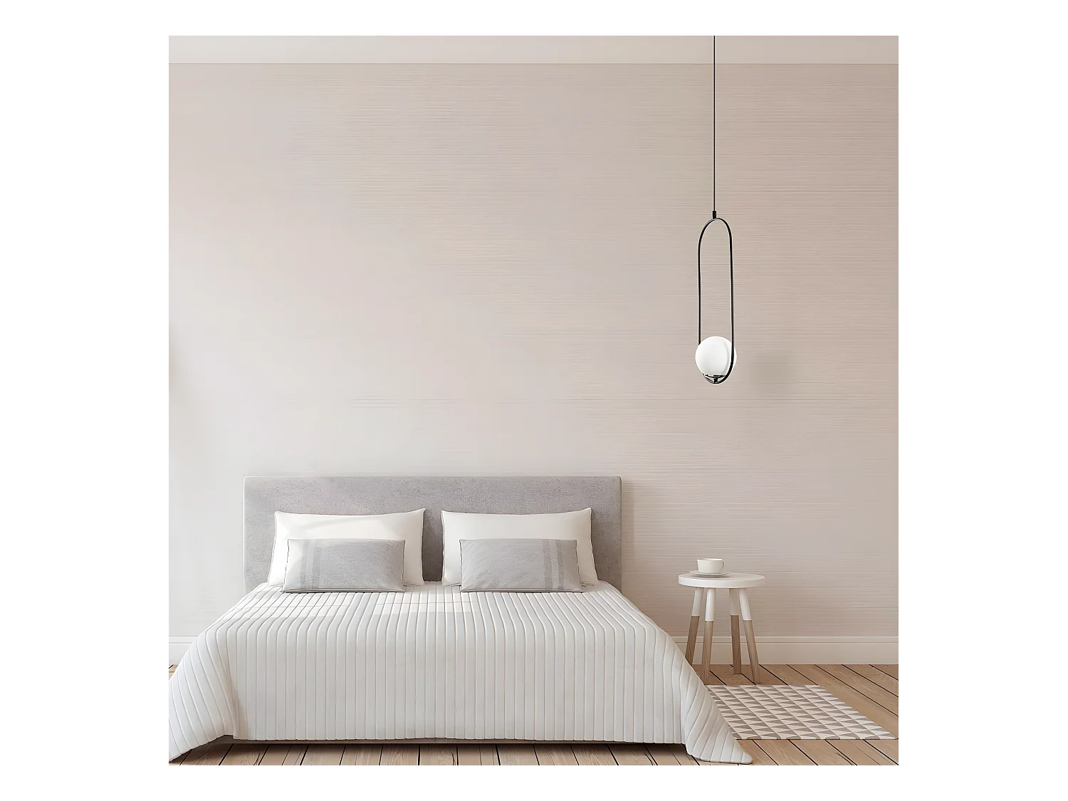 Moderne Garet hanglamp met glazen bol 1xE27