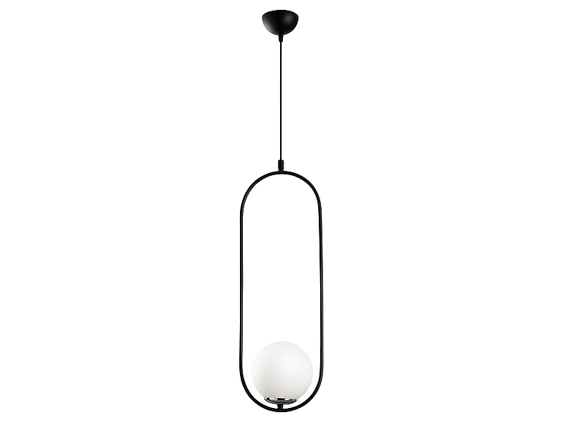 Suspension moderne Garet avec sphère en verre 1xE27