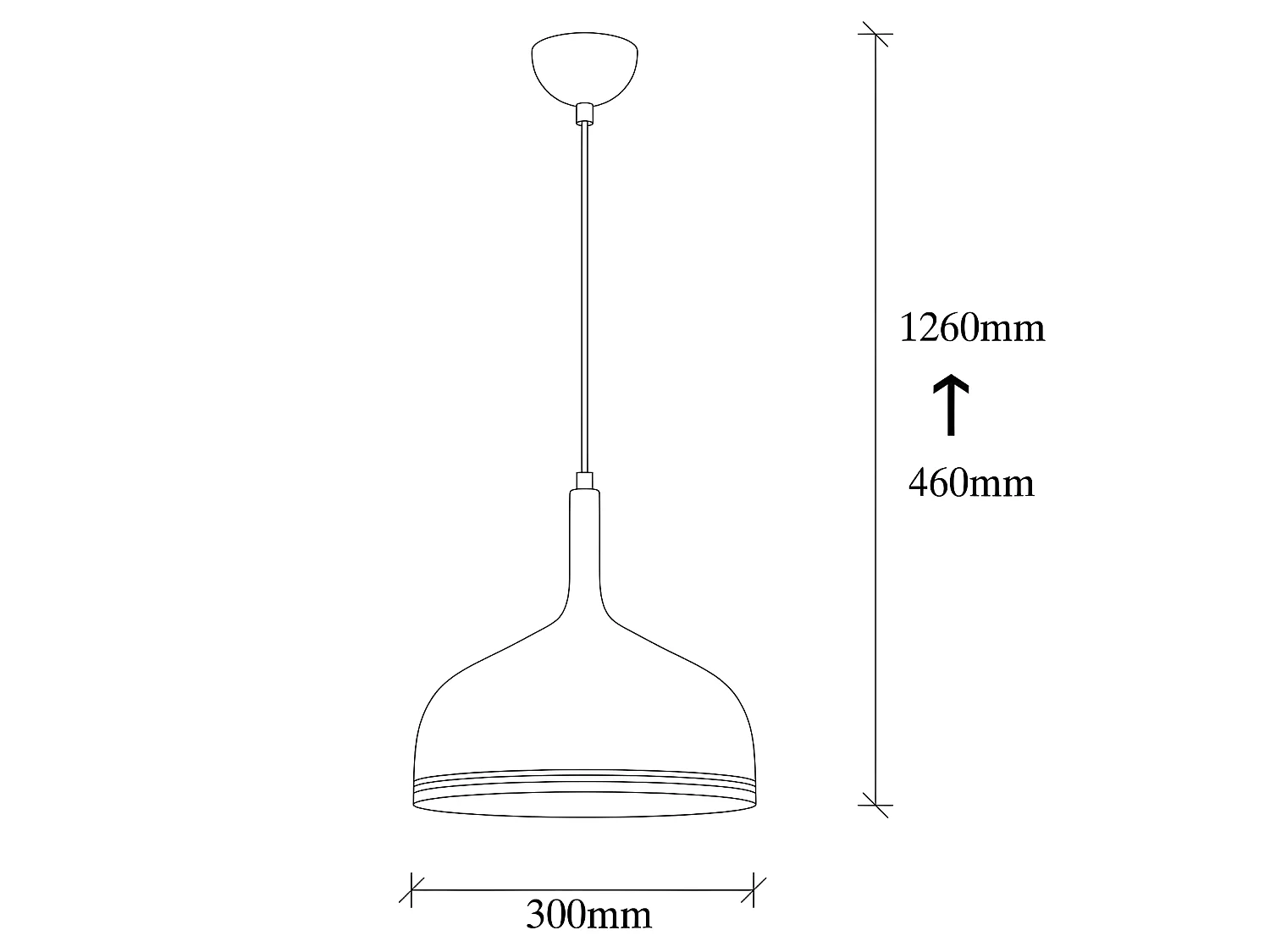 Harvey Nordic plafondlamp met witte kap en gouden interieur 1xE27 ø30cm