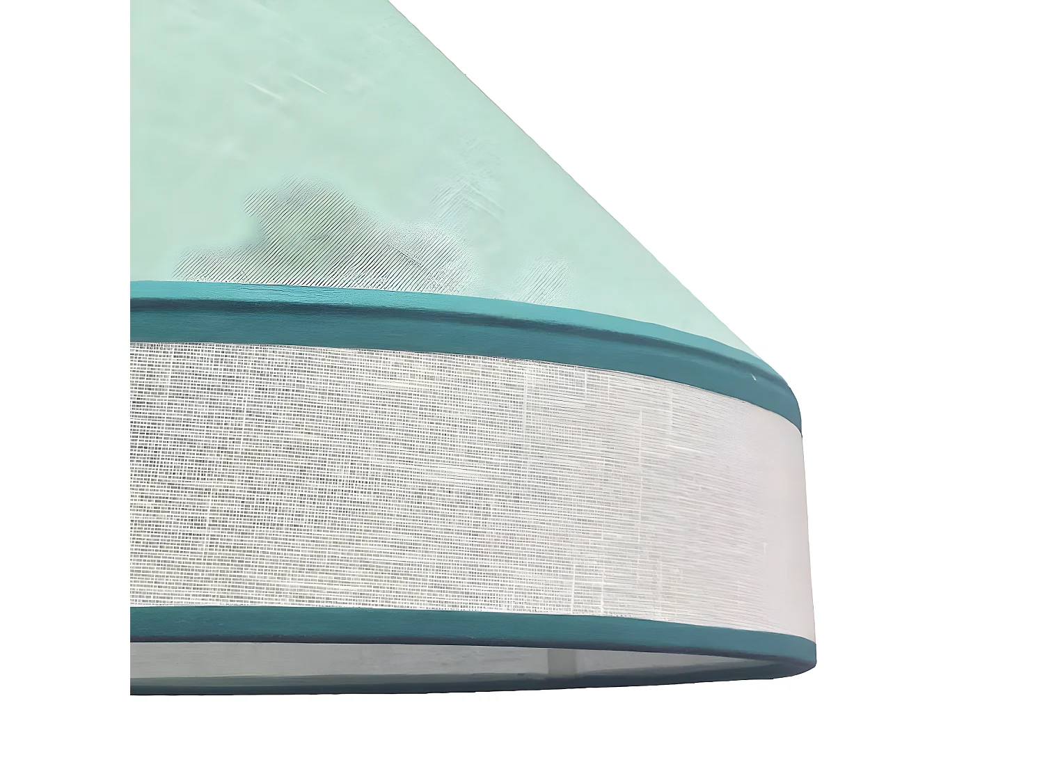 Suspension enfant Ardabil avec abat-jour en tissu bleu turquoise 1xE27 ø40cm