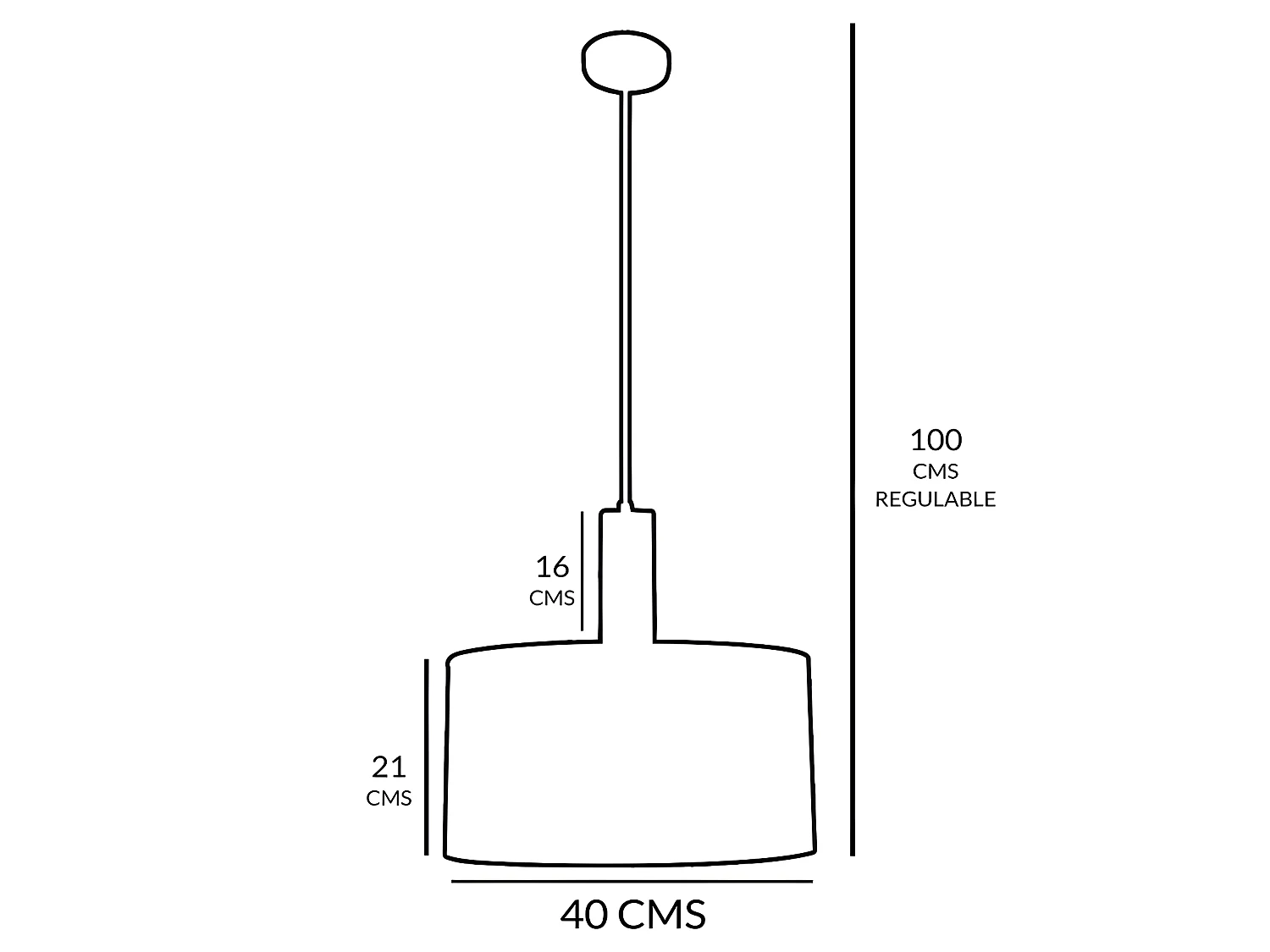 Suspension Larsvon avec abat-jour en tissu et détail plateau en bois 1xE27 ø40cm