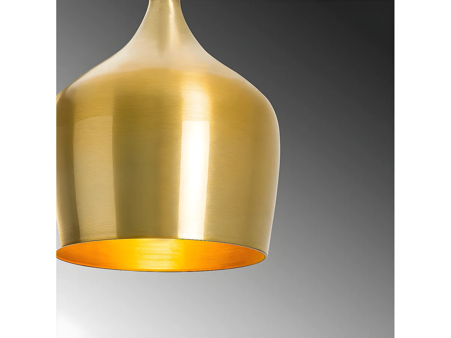 Plafonnier rétro vintage Momo en métal doré antique 1xE27 ø22cm