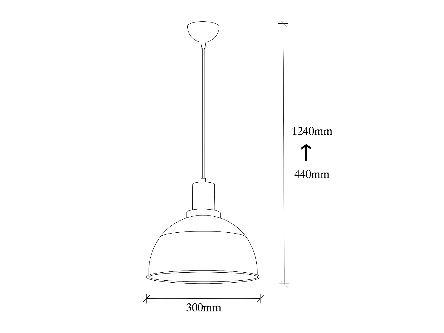 Suspension moderne Momo avec abat-jour vintage noir et doré 1xE27 ø30cm