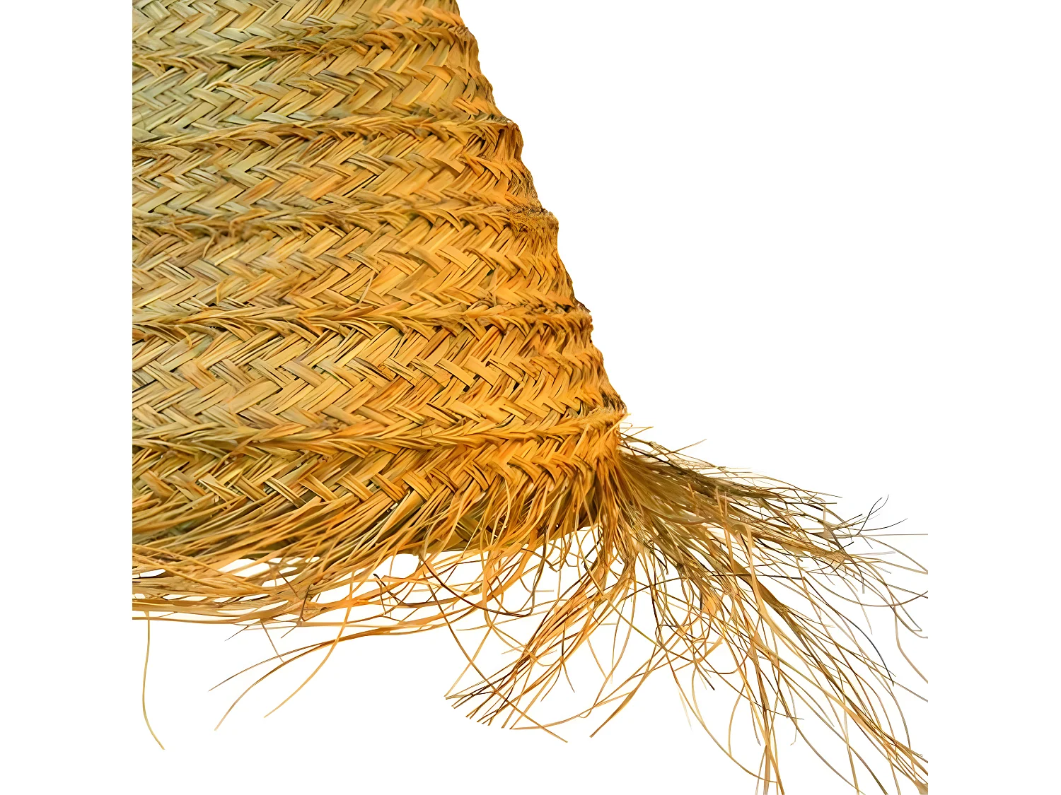 Lampada a sospensione Nidas fatta a mano con paralume in erba di sparto 1xE27 ø50cm