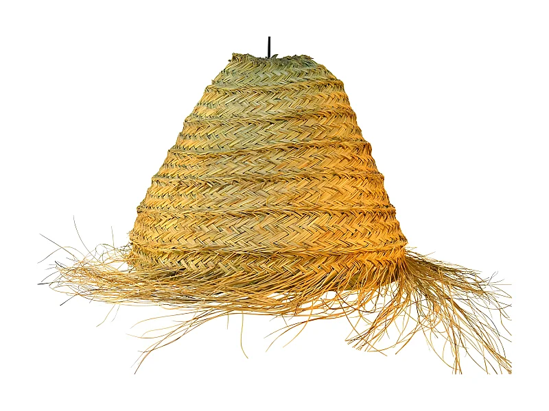 Handgemaakte Nidas hanglamp met esparto kap 1xE27 ø50cm