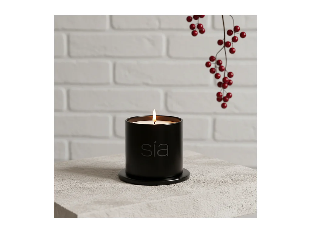 Bougie Parfumée Bella Pois de Senteur - Noir