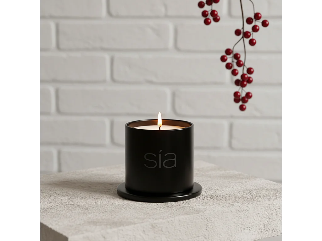 Bougie Parfumée Bella Pois de Senteur - Noir