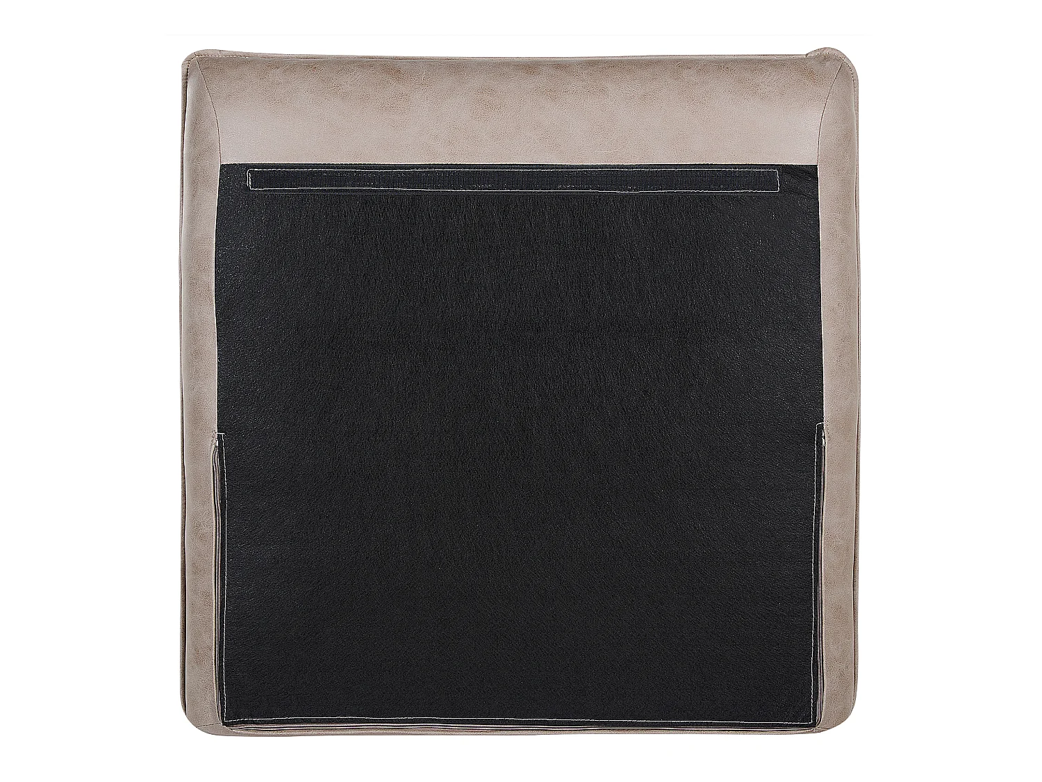 Canapé d'Angle Côté droite en Cuir PU Marron Clair 3 Places Rembourré Pieds Métal Gallo