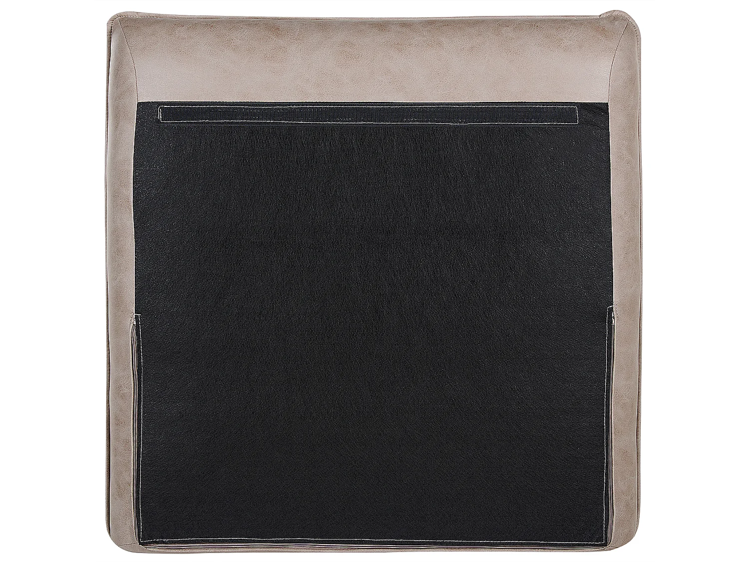 Canapé d'Angle Côté Gauche en Cuir PU Marron Clair 3 Places Rembourré Pieds Métal Gallo