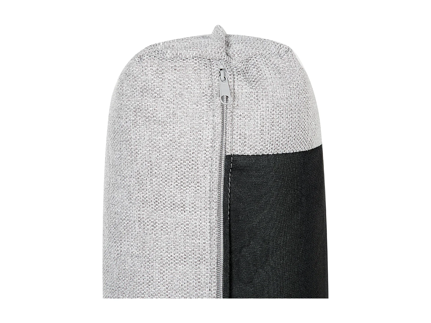 Canapé d\'Angle Côté droite en Lin Gris Clair 3 Places Rembourré Pieds Métal Elga