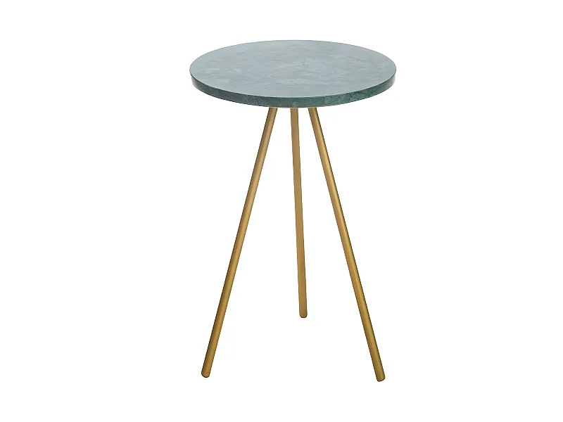 Bout de canapé en marbre Eva