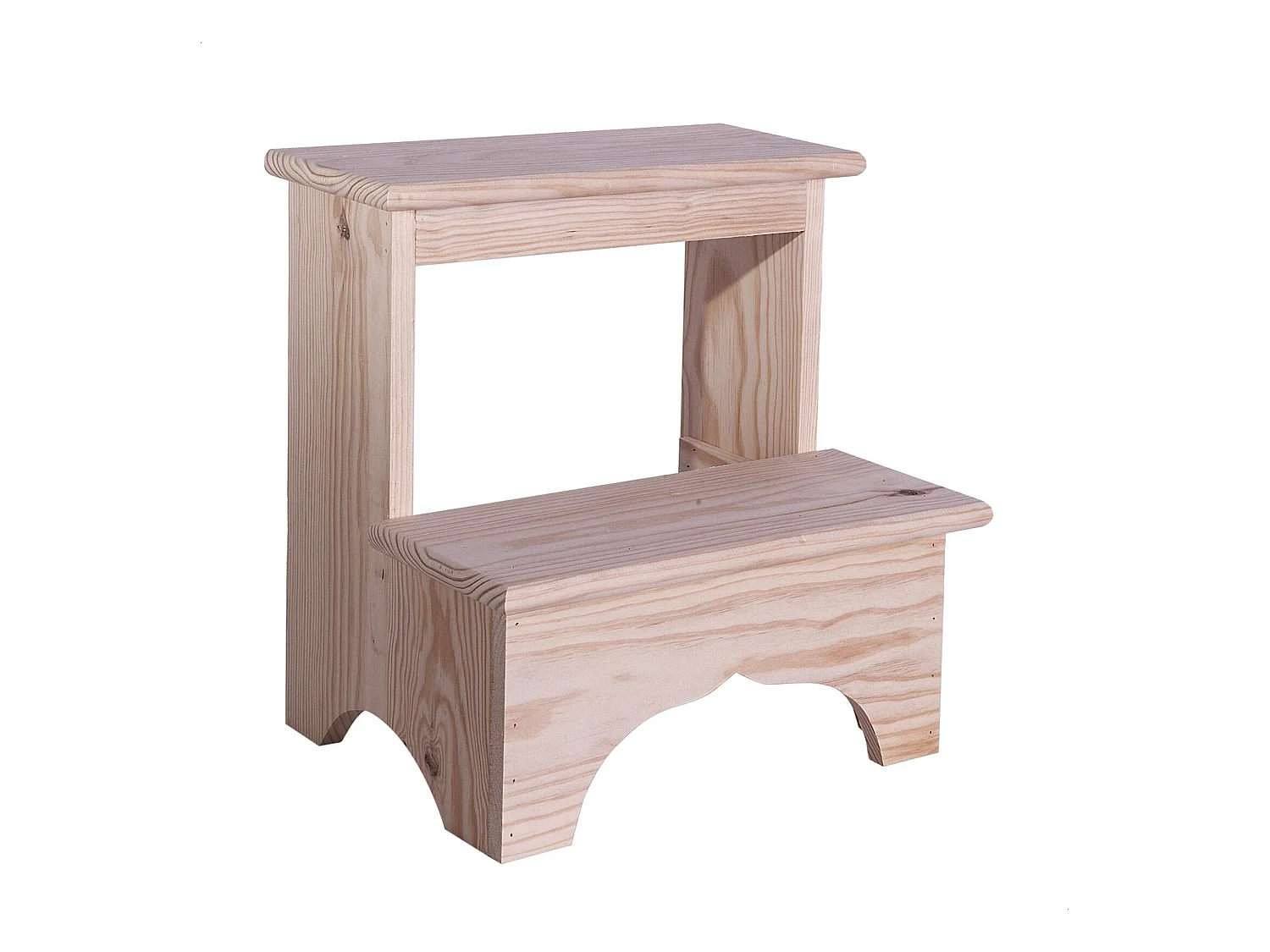 Tabouret ESCALON en bois, huilé, 40x30x40 cm