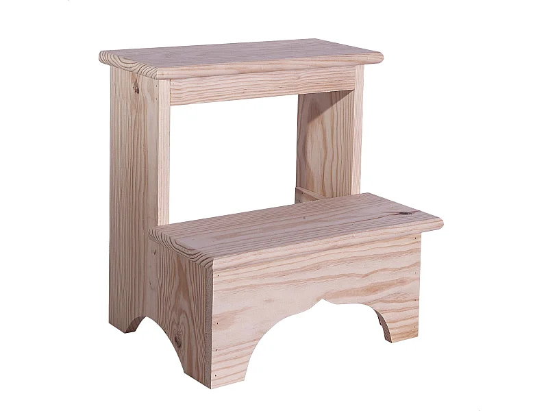 Tabouret ESCALON en bois, huilé, 40x30x40 cm