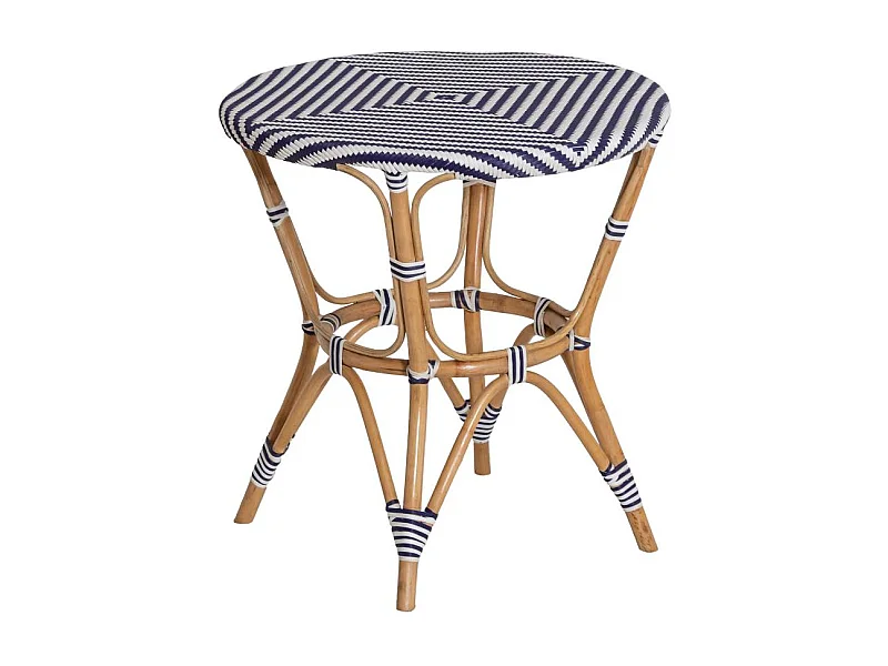 Table de bistrot en rotin Elynne