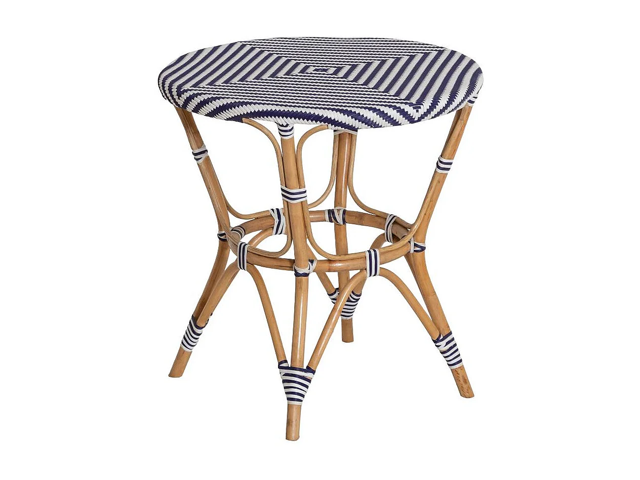 Table de bistrot en rotin Elynne