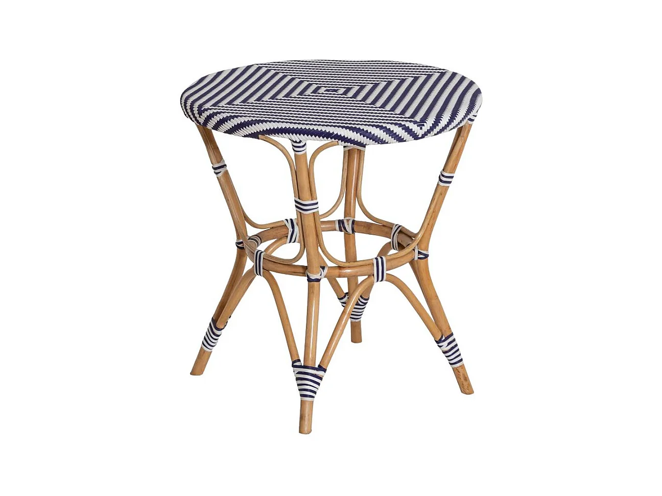 Table de bistrot en rotin Elynne