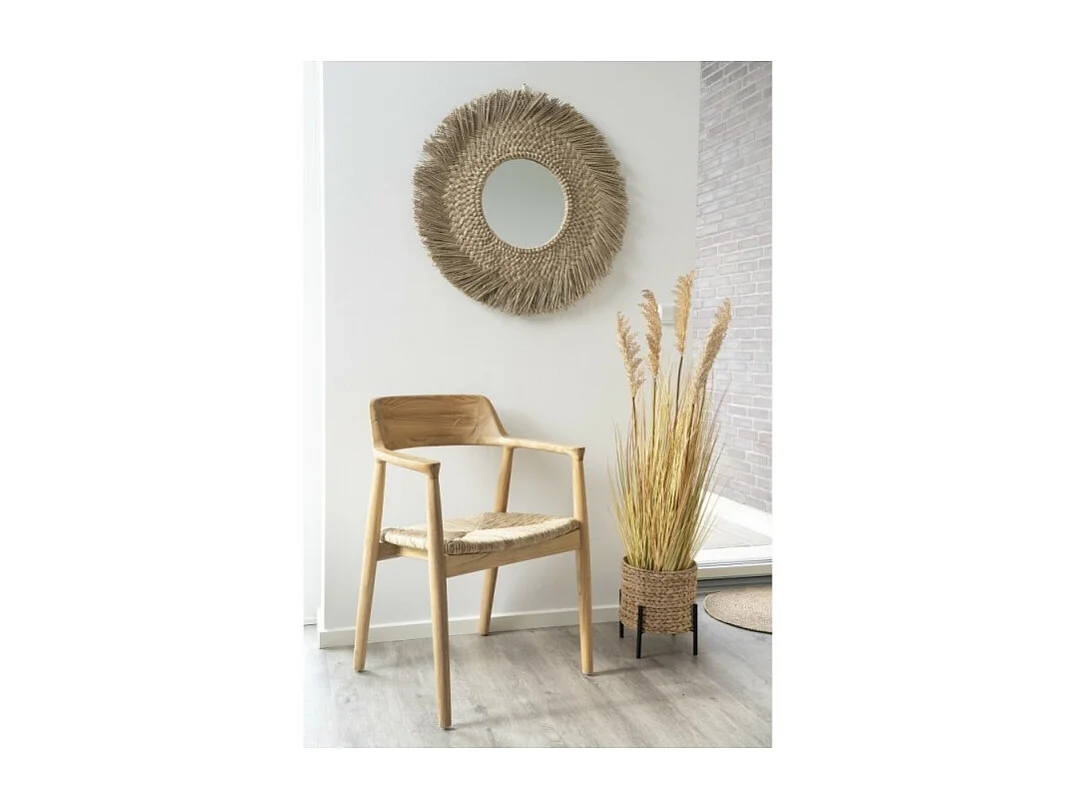 Lot de 2 fauteuils LOZANE – L'élégance naturelle du bois massif de Sungkai huilé