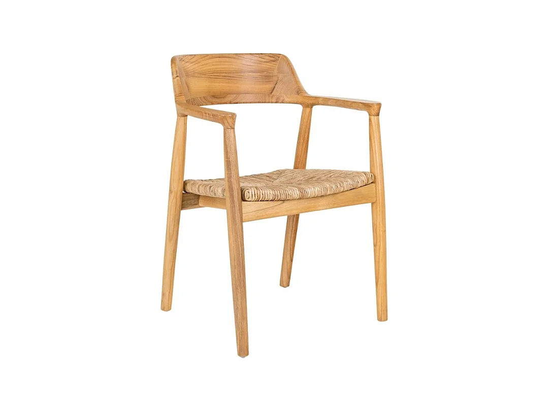 Set van 2 LOZANE stoelen – De natuurlijke elegantie van massief geolied Sungkai hout