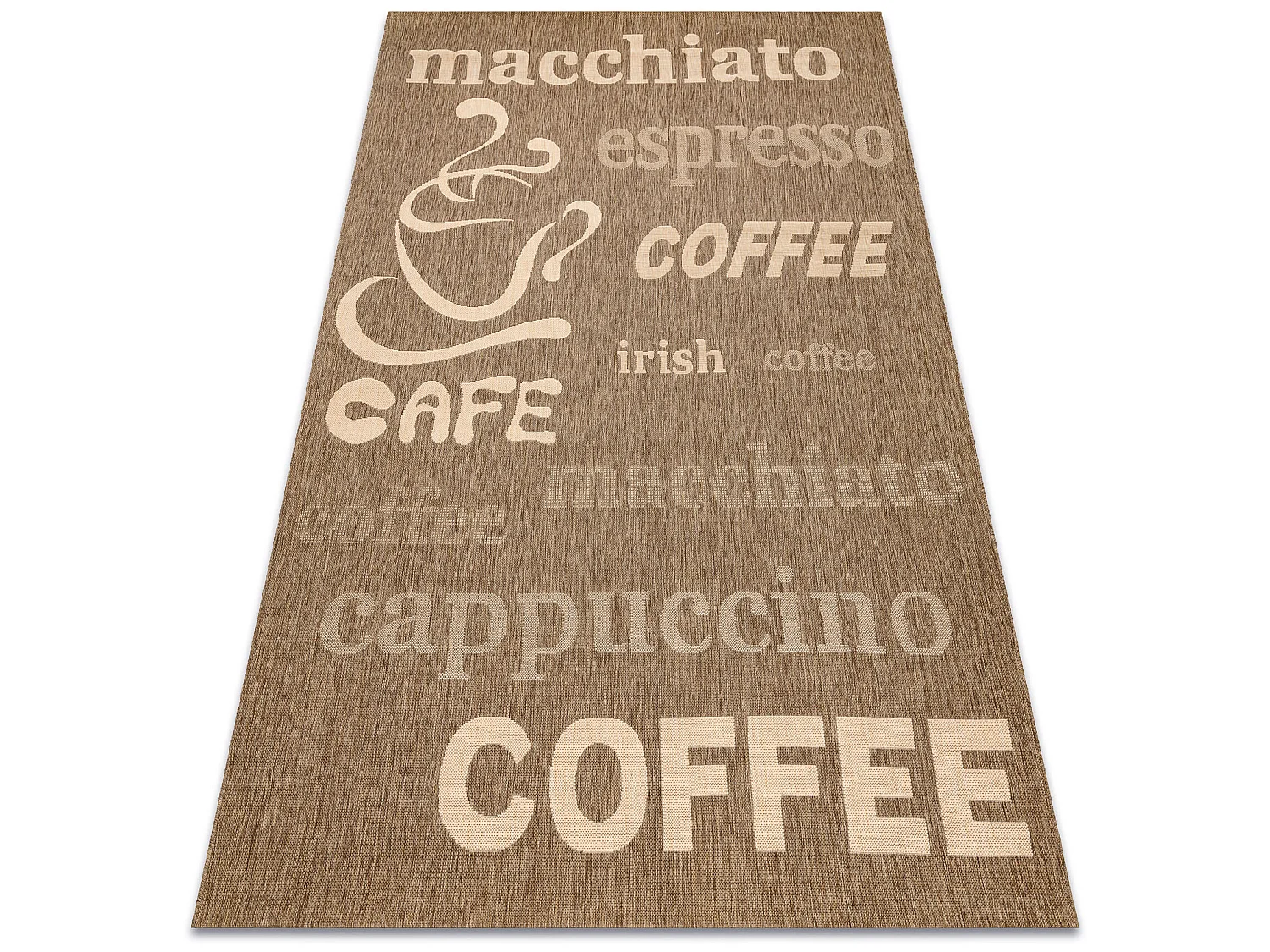 TAPIS EN CORDE SIZAL FLOORLUX 20645 café / naturel 160x230 cm