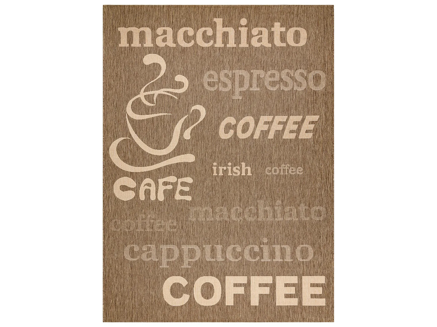 TAPIS EN CORDE SIZAL FLOORLUX 20645 café / naturel 160x230 cm