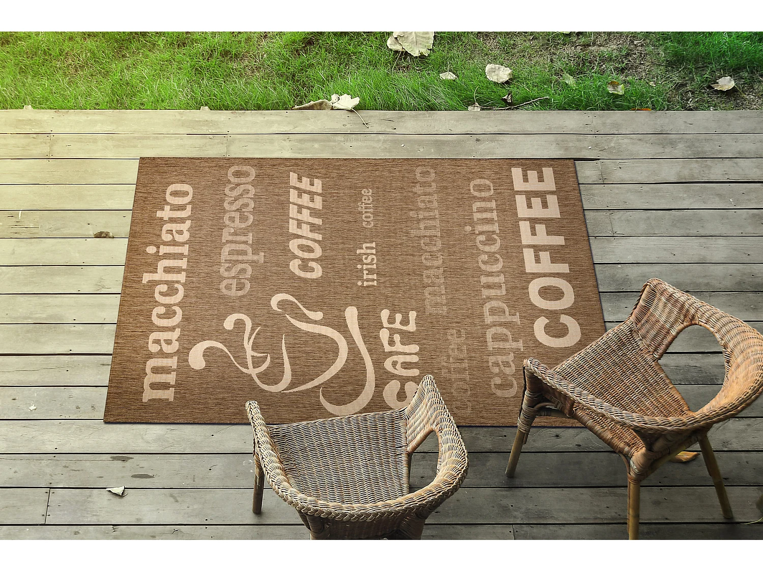 TEPPICH SIZAL FLOORLUX 20645 coffe / natürlich 80x150 cm