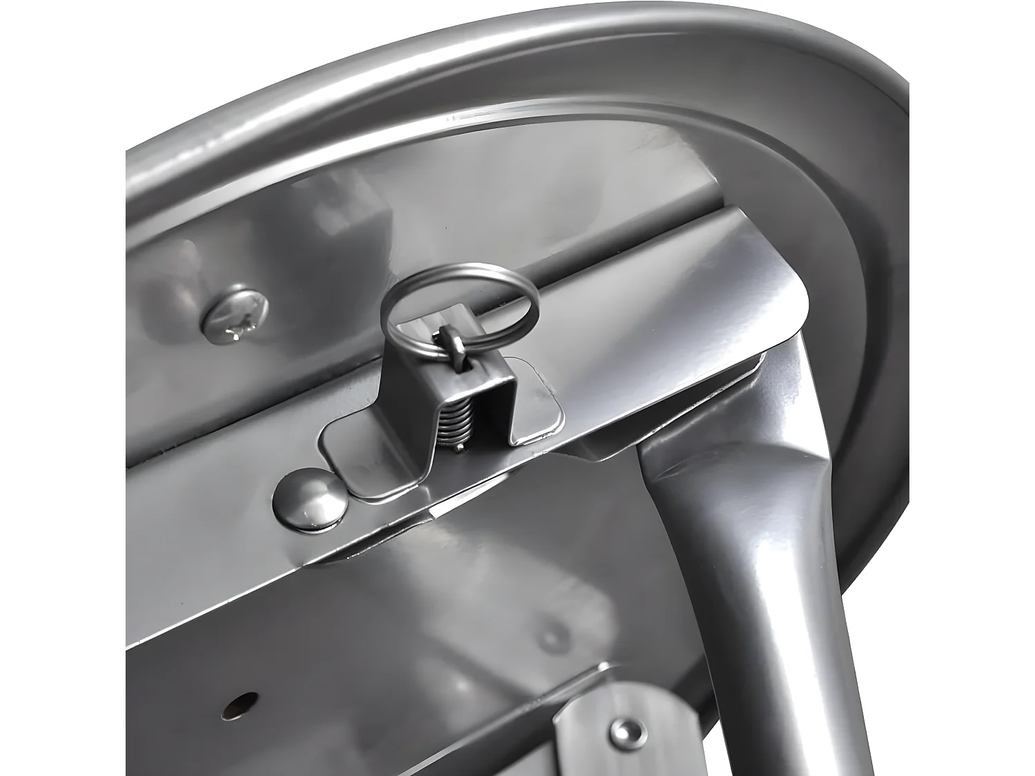 Tabourets de bar pliables lot de 4 similicuir