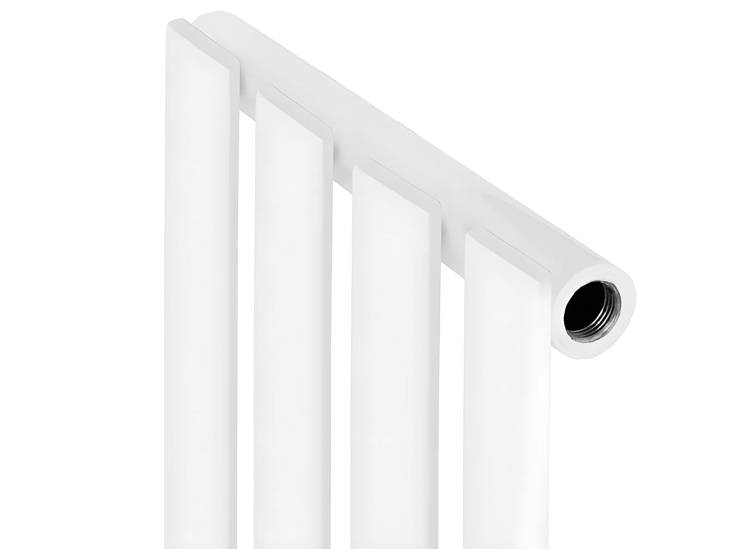 ECD Germany Radiateur Sèche-Serviettes Stella vertical -  260 x 1800 mm - Blanc - Design panneau plat - Radiateur Sèche Serviette - Pour Salle de Bain