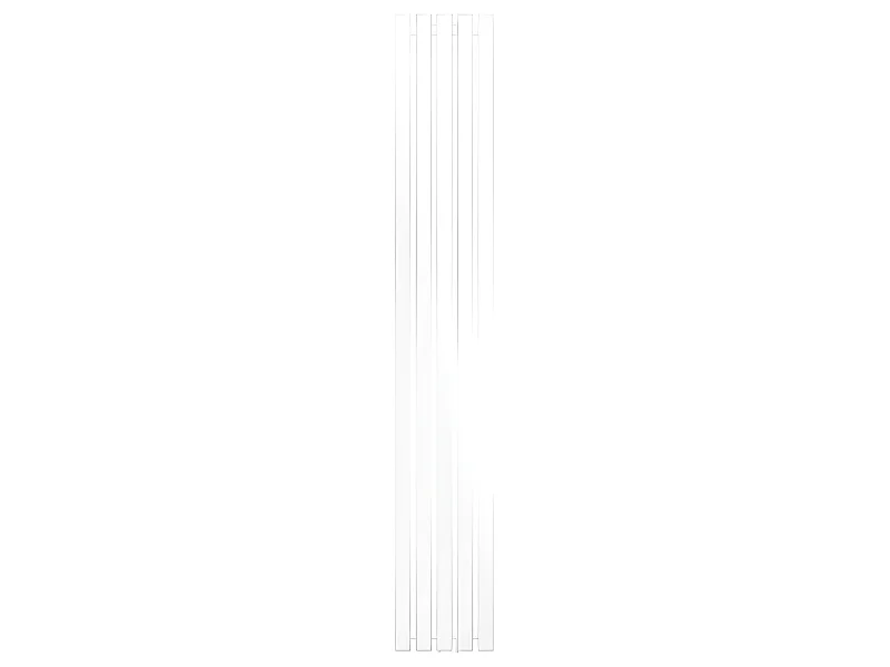 ECD Germany Radiateur Sèche-Serviettes Stella vertical -  260 x 1800 mm - Blanc - Design panneau plat - Radiateur Sèche Serviette - Pour Salle de Bain
