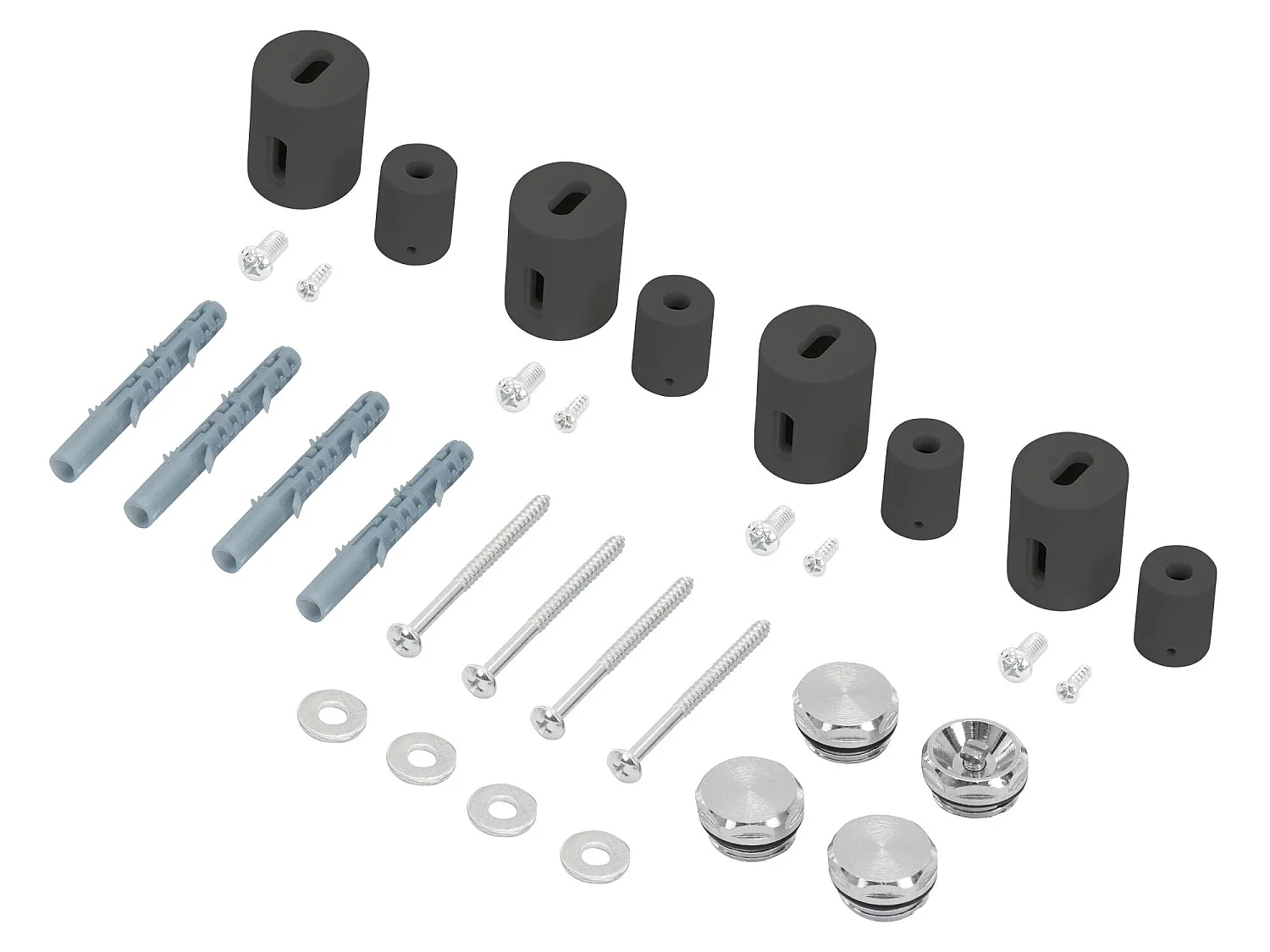 ECD Germany Radiateur Design Steam Non Électrique - 600x800 mm - Anthracite - Connexion Central