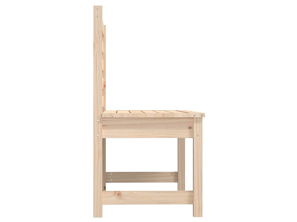 Banc de jardin 109 cm bois massif de pin
