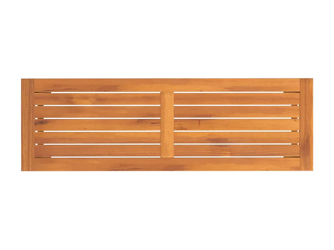 Banco de jardim 110x35x45 cm madeira de acácia maciça