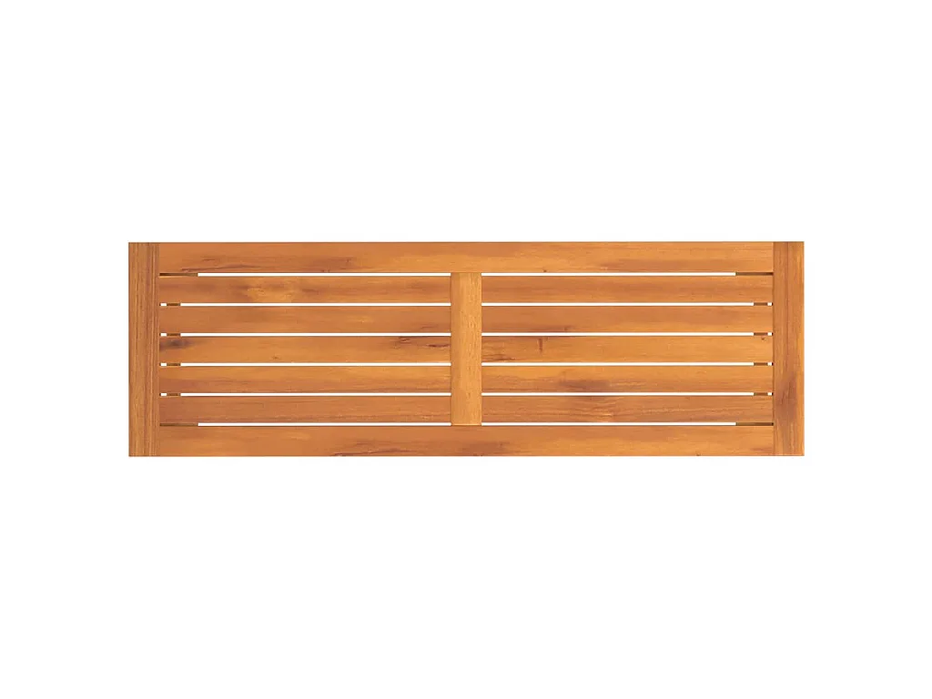 Banc de jardin 110x35x45 cm bois massif d'acacia