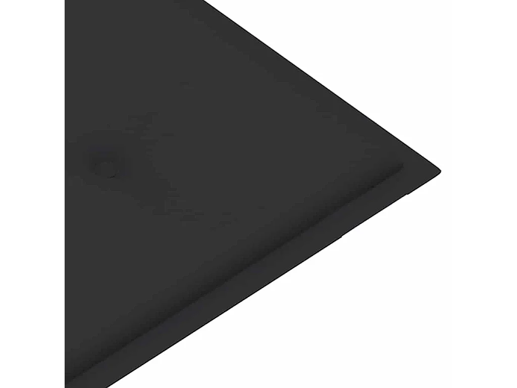 Panca da Giardino 2 Posti con Cuscino 120cm Grigia in Eucalipto