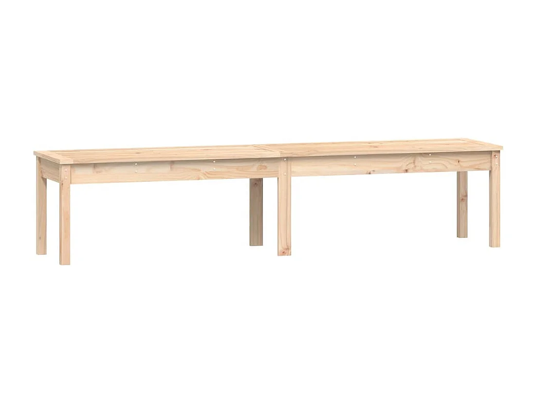 Banc de jardin à 2 places 203,5x44x45 cm bois massif de pin