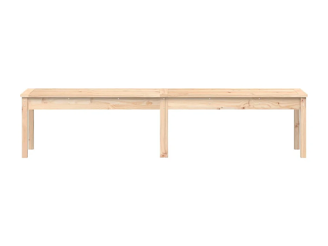 Banc de jardin à 2 places 203,5x44x45 cm bois massif de pin