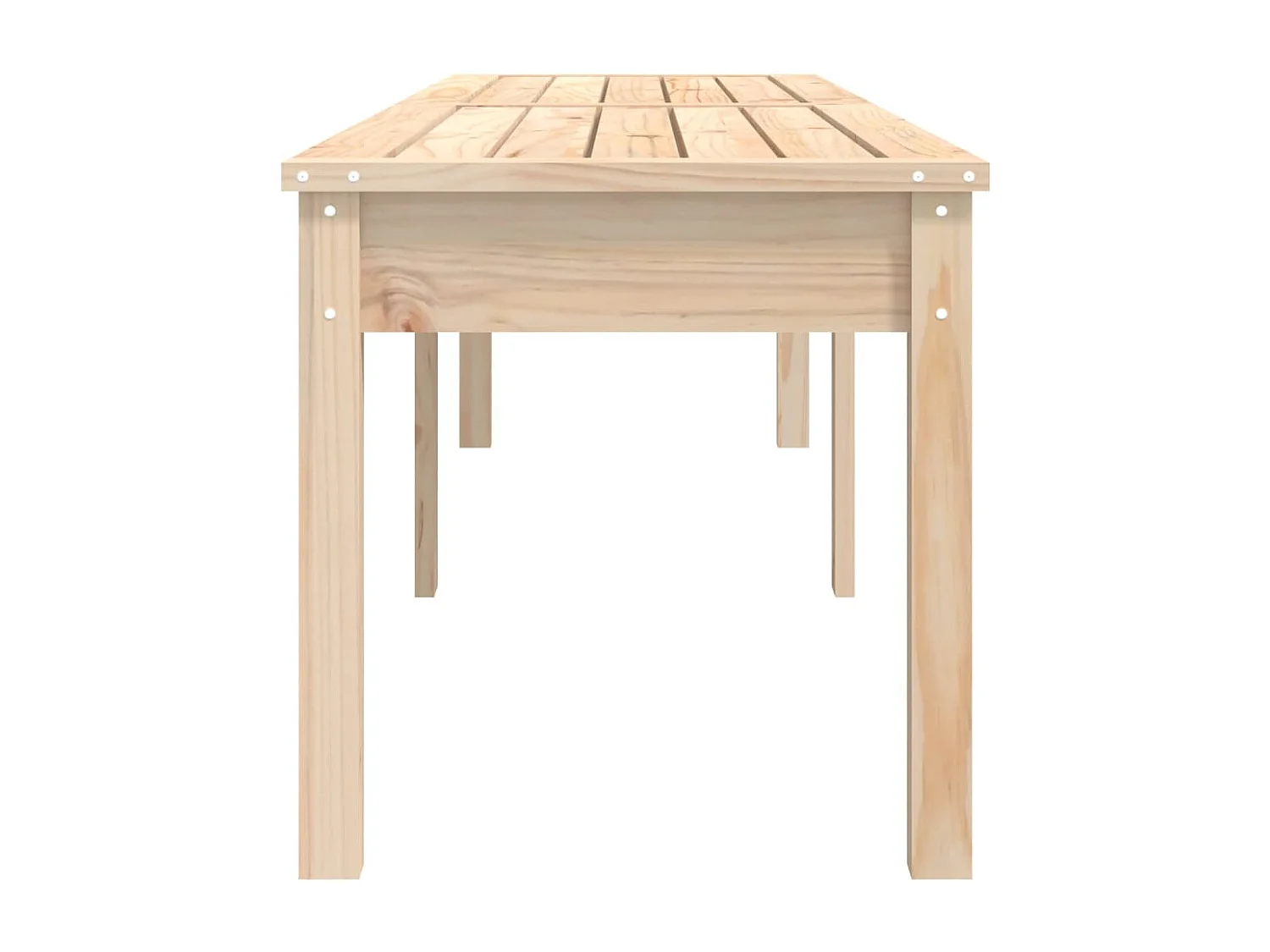 Banc de jardin à 2 places 203,5x44x45 cm bois massif de pin