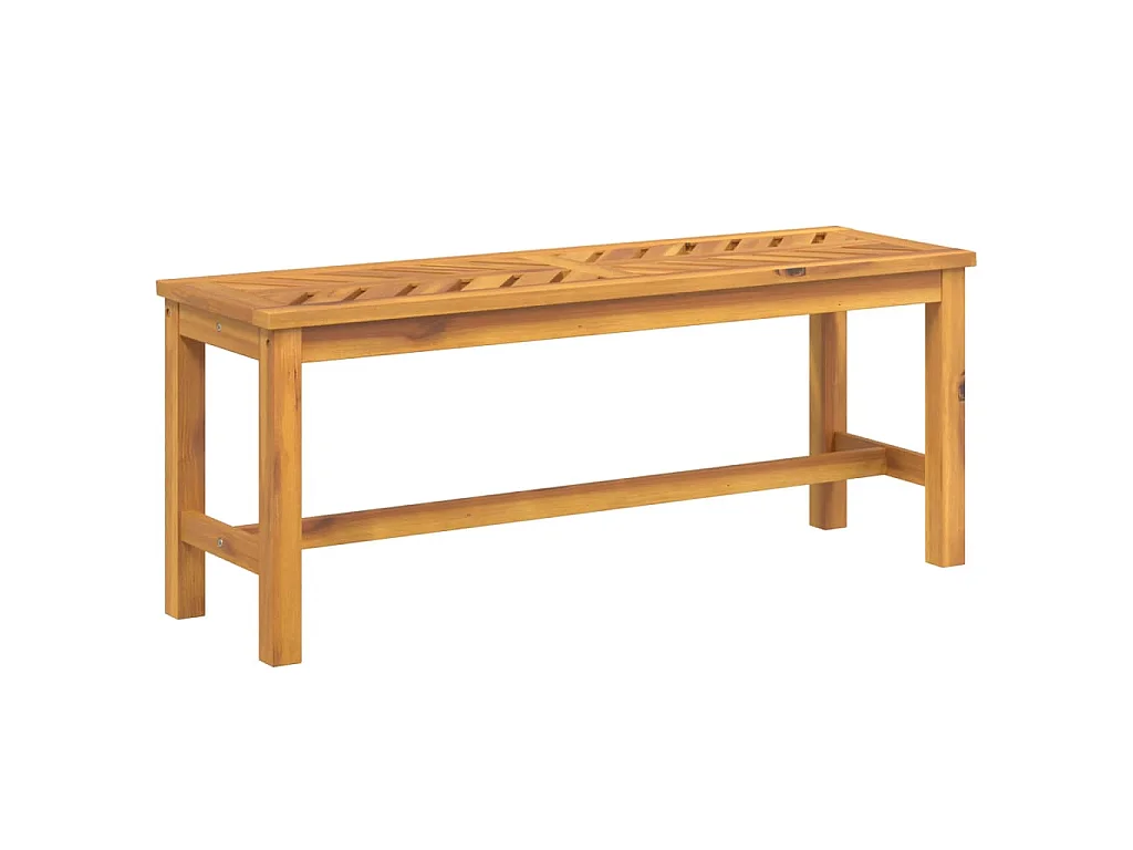 Banc de jardin 110 cm bois massif d'acacia