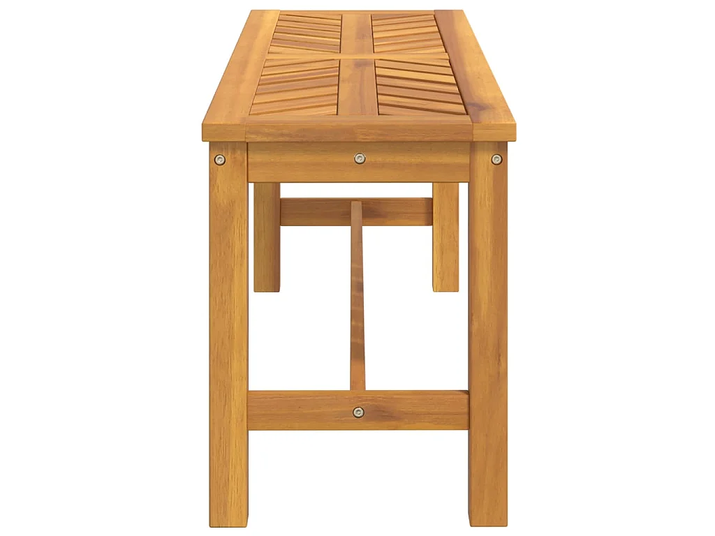 Banc de jardin 110 cm bois massif d'acacia
