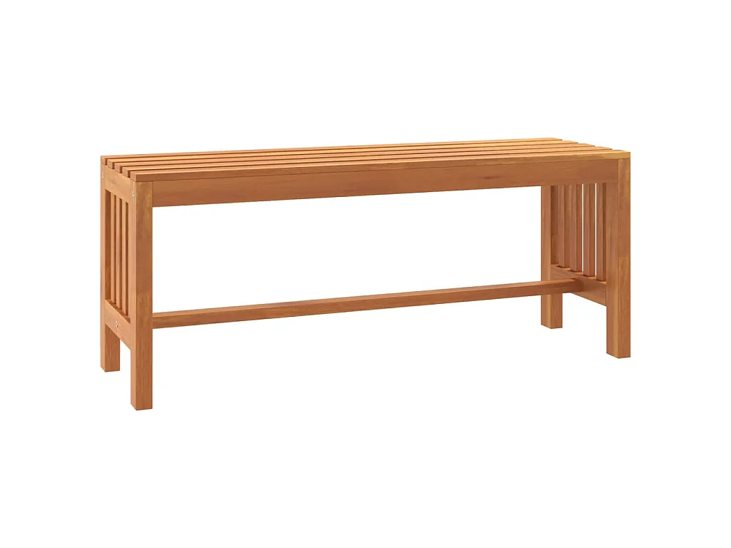 Panca da Giardino 110 cm Legno Massello di Eucalipto