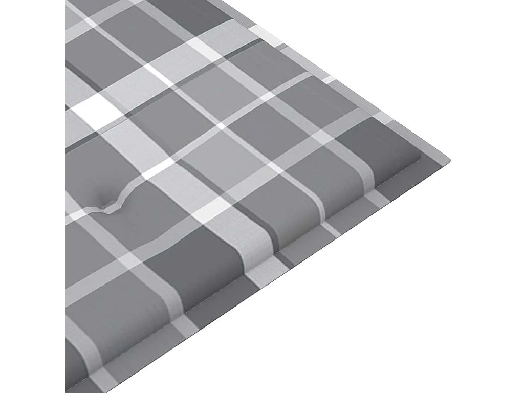 Banc de jardin 3 places avec coussin 150 cm Bois d'eucalyptus