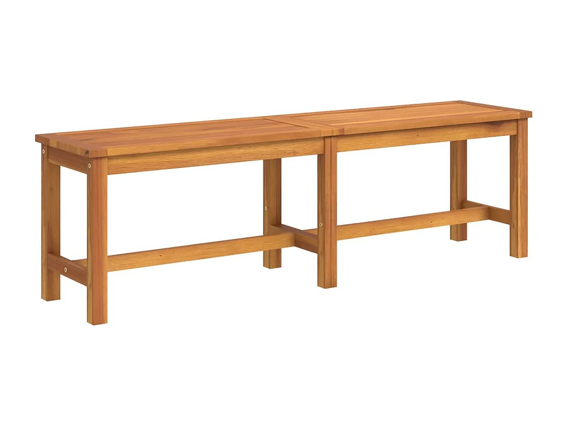 Gartenbank 150x35x45 cm Massivholz Akazie