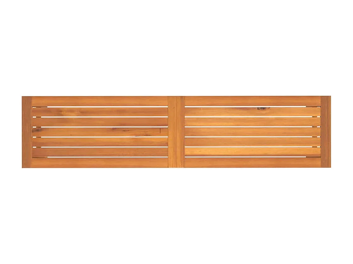 Banc de jardin 150x35x45 cm bois massif d'acacia