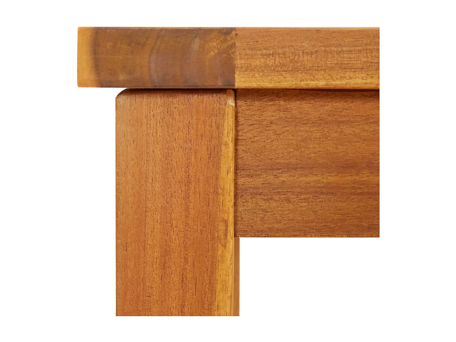 Banc de jardin 150x35x45 cm bois massif d'acacia