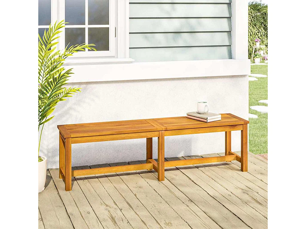 Tuinbank 150x35x45 cm massief acaciahout